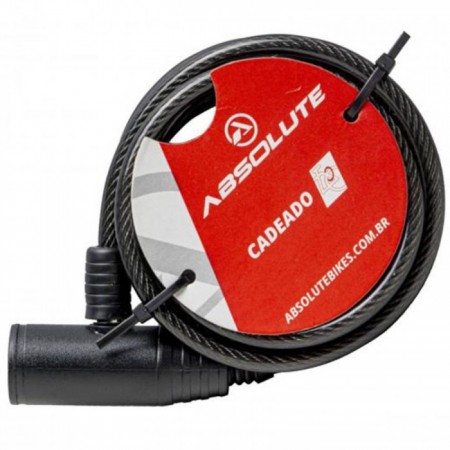 CADEADO 1,0MX12MM ESPIRAL, AL, CHAV, PTO