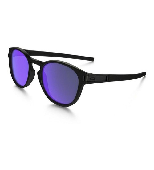 OAKLEY LATCH MATTE BLACK W/ VIOLET IRIDIUM