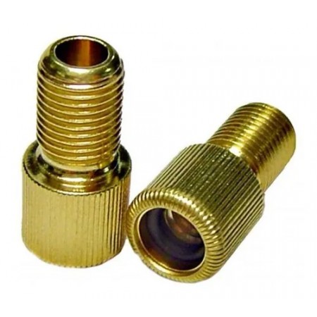 ADAPTADOR BRONZE DE VALVULA PRESTA P/ SCHRADER