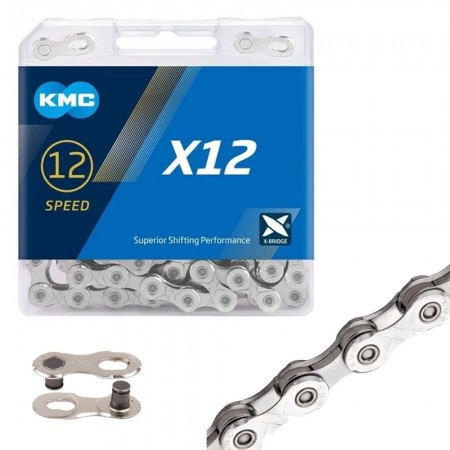 CORRENTE KMC X12 12V CINZA