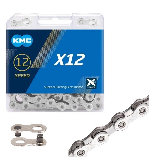 CORRENTE KMC X12 12V CINZA