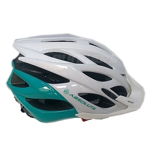 CAPACETE ABSOLUTE MIA BCO/VDE. P/M