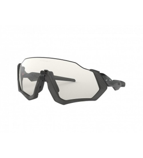 OAKLEY FLIGHT JACKET SCENIC GREY/MATTE STEEL W/ CLEAR/BLACK PHOTOCROMIC